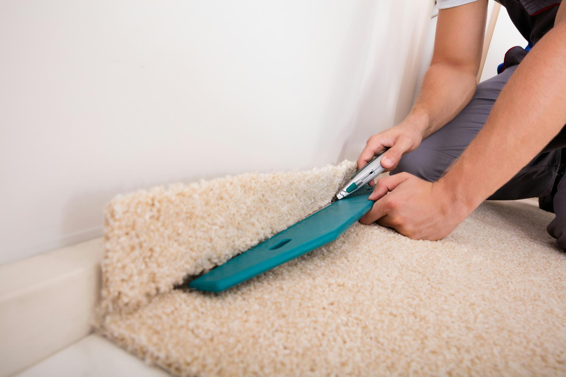 Carpet stair runner installation by Remnant City